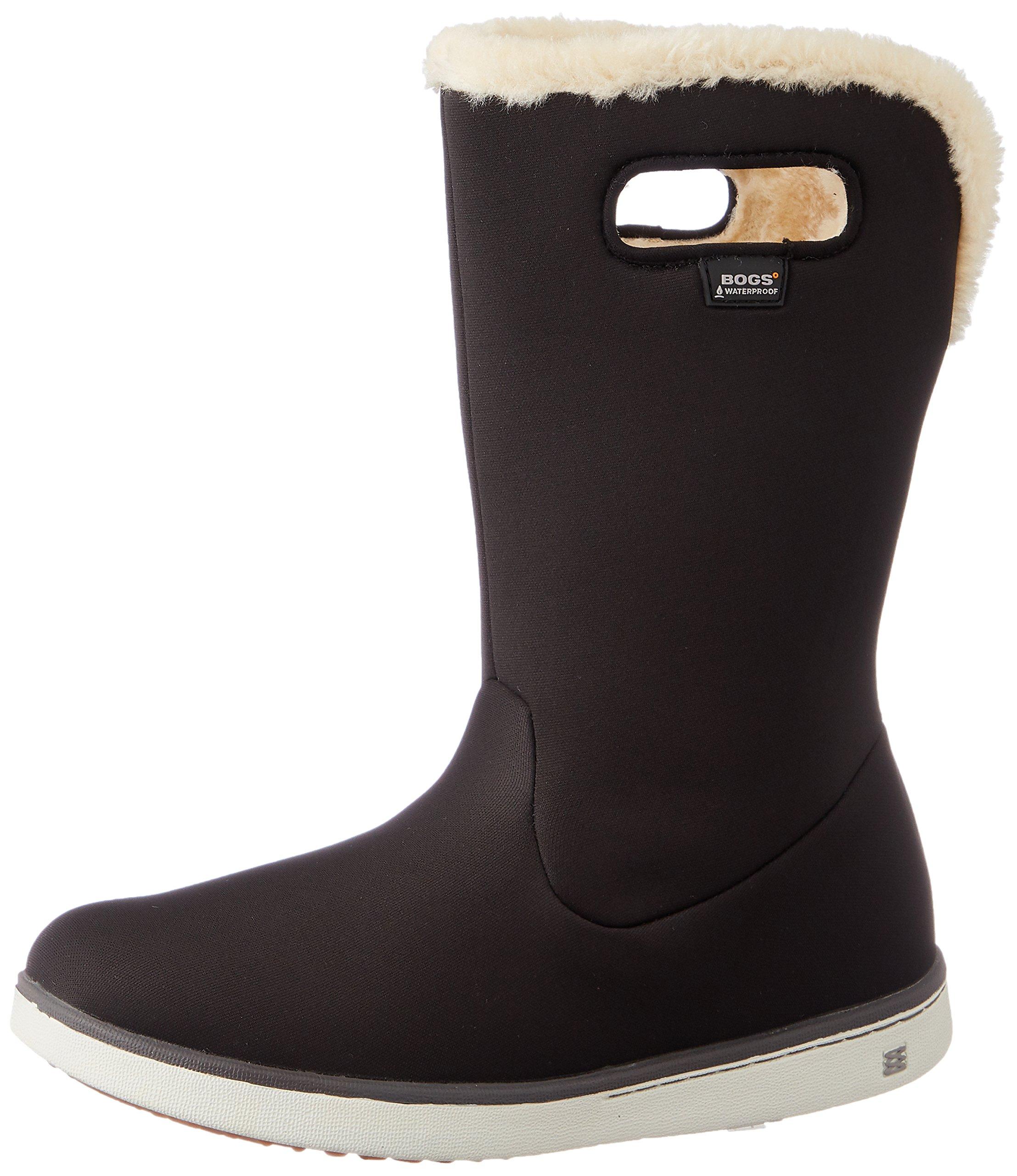 

Bogs Mid Snow Solid Size 23cm Women s Boots, Black,