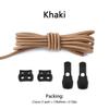 New Elastic Sneakers Laces Without Ties Lock Shoe Laces Adult Kids Tennis Round Shoelaces Rubber Bands for Shoes Accesories