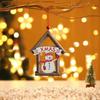 Log Cabin Xmas Ornament Party Supplies Christmas Tree Decorations  Home Decoration