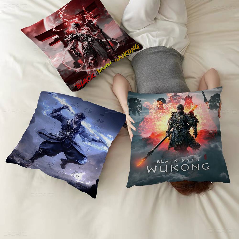 Video Game B-Black M-Myth-WuKong Pillowcases Home Bedding Decorative Pillow Cover Wedding Super Soft Pillow Case