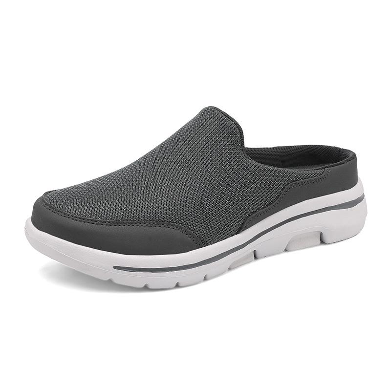 Men's Plus Size Mesh Slip-On Backless Summer Slippers