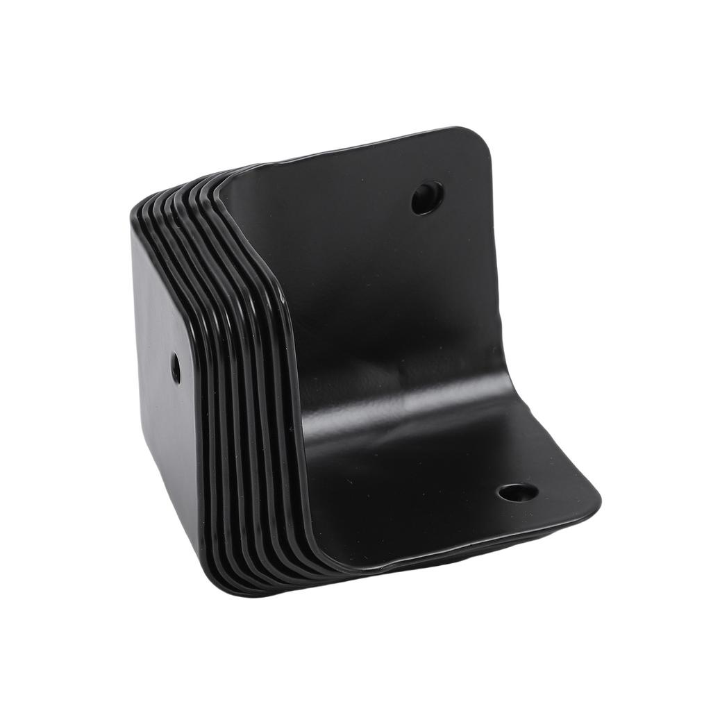 8pcs Corner Protector Black Bump Proof Metal Corner Guard for Speaker Guitar Amp Cabinet Furniture