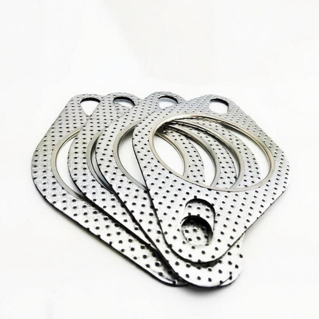 Mirhua Muffler 60mmx2mm Exhaust Gasket Engine Cover Gasket Universal High Temperature Resistant Muffler Motorcycle 4pcs