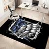 1pc Attack on Titan2 Print Area Rug - Soft, Washable Non-Slip Indoor Mat, Living Room, Home Office Decorative Rug,Office Decorative