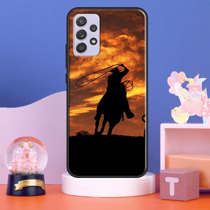 Extreme Sport Rodeo Cowboy Lasso Case For Samsung Galaxy A32 A52 A12 A16 A26 A36 A56 A15 A35 A55 A34 A54 A13 A33 A53 A17 A06