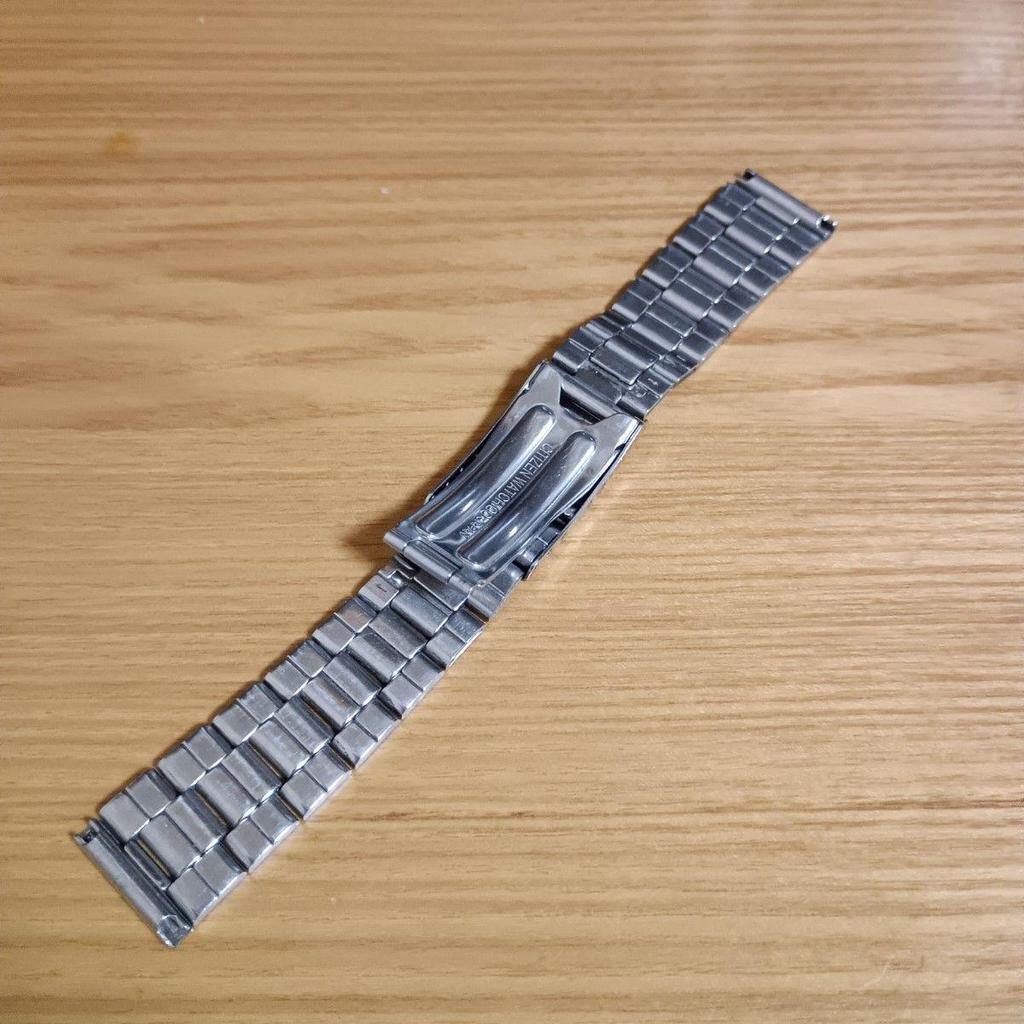 Used CITIZEN Stainless Steel Watch Band Silver Lug Width 18mm