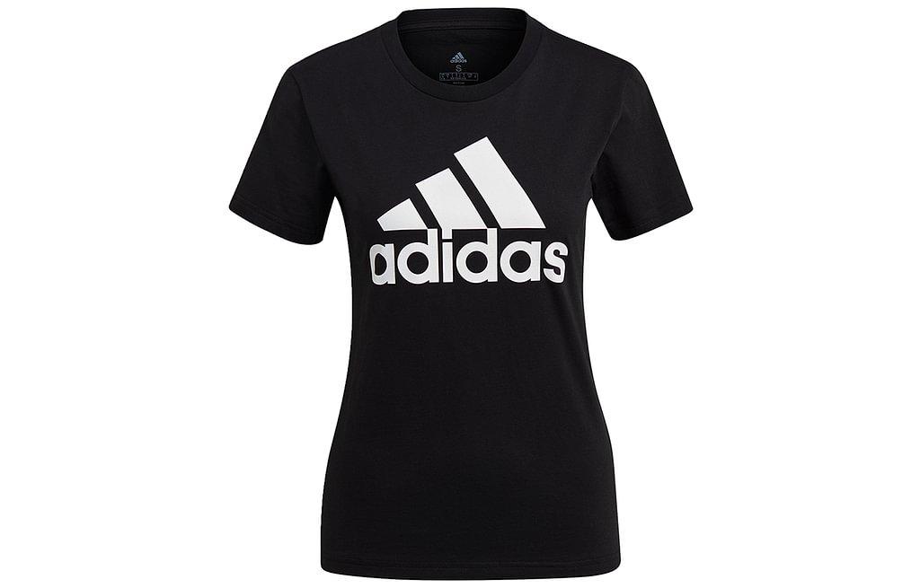 adidas T-shirt With Round Neck Short Sleeves And Rotator Cuff Women s Black. S