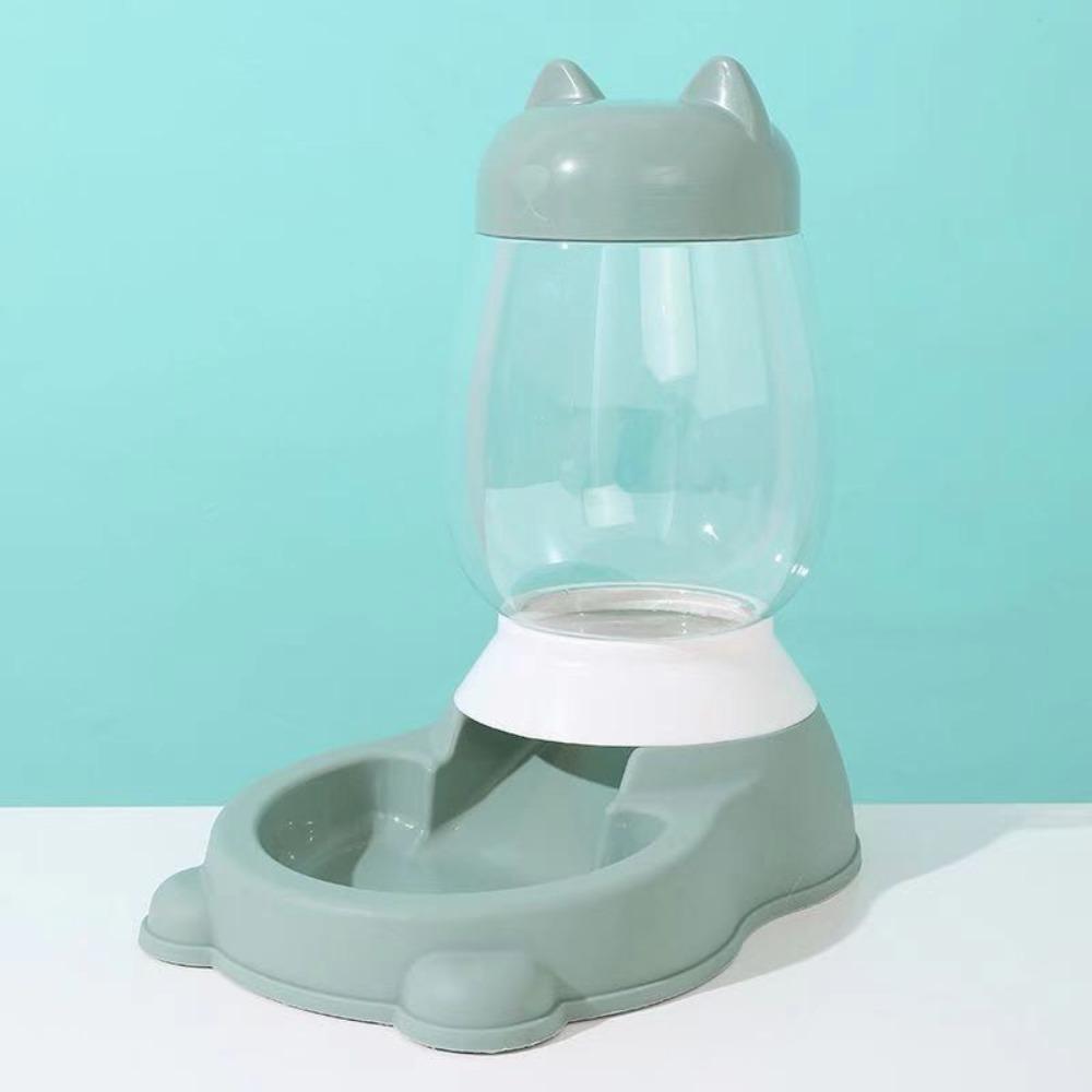 Plastic Pet Feeder Dispenser 2.2L Large Capacity Pet Drinking Bowl Cat Dog Food Water Bowl  Cat