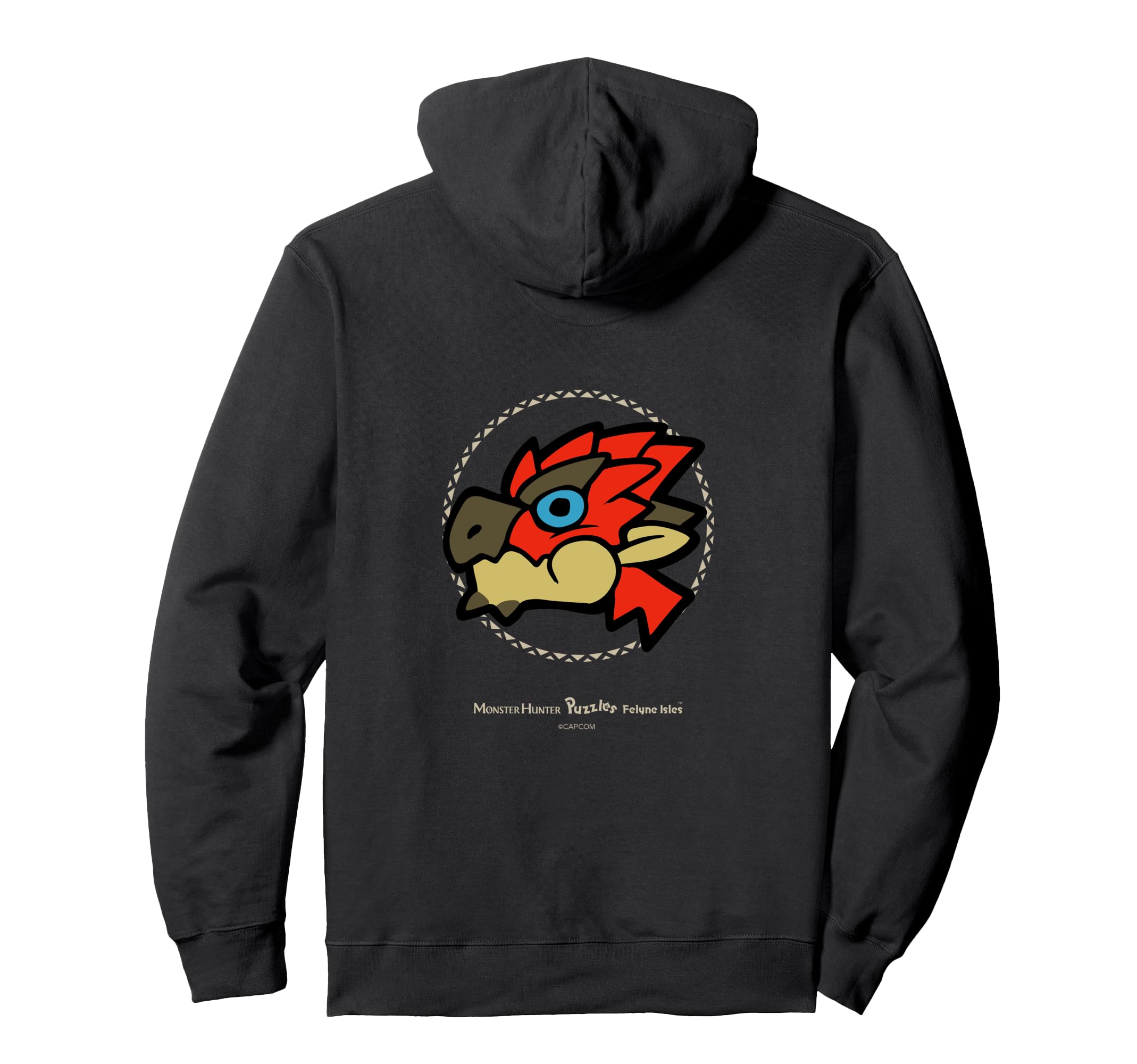 

Monster Hunter Puzzle Airou Island Waiwai Rathalos Hoodie