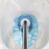 Disposable Toilet Brush Head with Sealed Odor-Proof Storage Bucket Wall-Mounted Ergonomic Handle Bathroom Brush Set