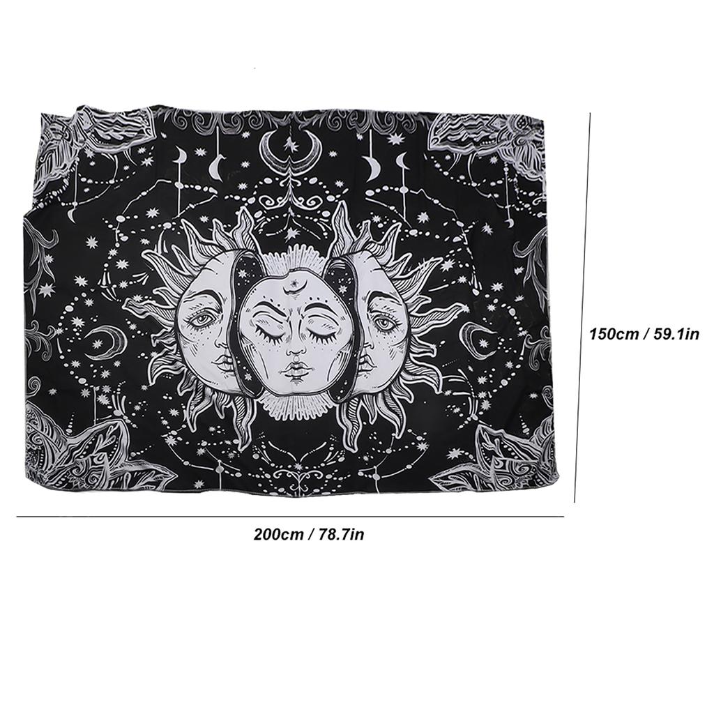 Bohemian   Polyester Wall Hanging Blanket Carpet Tapestry for Home Bedroom Decoration