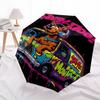1PC ScoobyDoo Automatic Open/Close, 8-Rib Durable Frame Compact Travel Umbrella for Men & Women S1222010