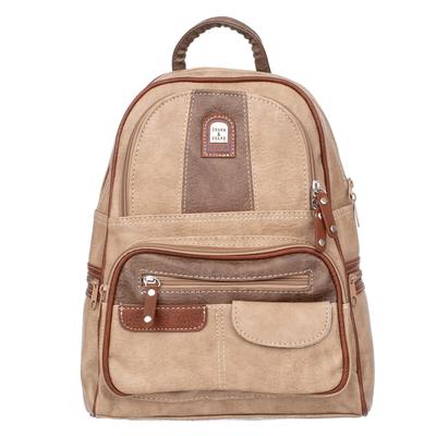 Charm&Shape Große Damen-Umhängetasche Beige