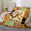 1pc. Cute Chip 'n Dale Patterned Quilt Blanket, Perfect for Home, Office, Outdoor Use & Gift Idea (80x120 inches)