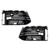 2PCS Front Bumper Fog Light Grille Trim Fit A6L C8PA 2023+ Black Chrome