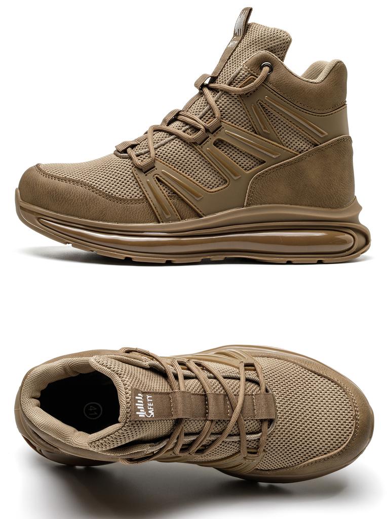 Men Work Safety Shoes Anti-smashing Steel Toe Cap Working Boots Construction Indestructible Work Soft-Soled Sneakers Men Shoes