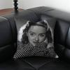 B-Bette D-Davis Actress Pillow Case Anti-Dustmite Pillowcase Invisible Zipper Silky Short Plush Sofa Cushion Cover