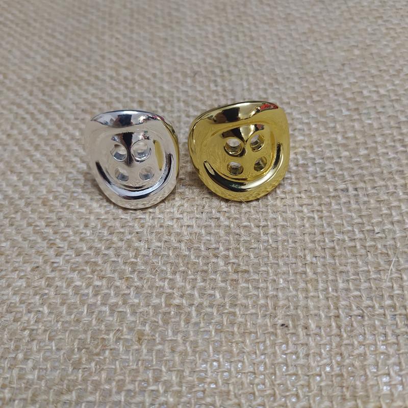 The best-selling creative design button ring of 2026, suitable as a jewelry gift for couples