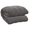 VidaXL Weighted Blanket Grey 235x290 Cm 15 Kg Fabric 350787