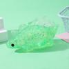 Dinosaur Shape Squeeze Toy Glitter Soft Pinch Toy for Stress Relief