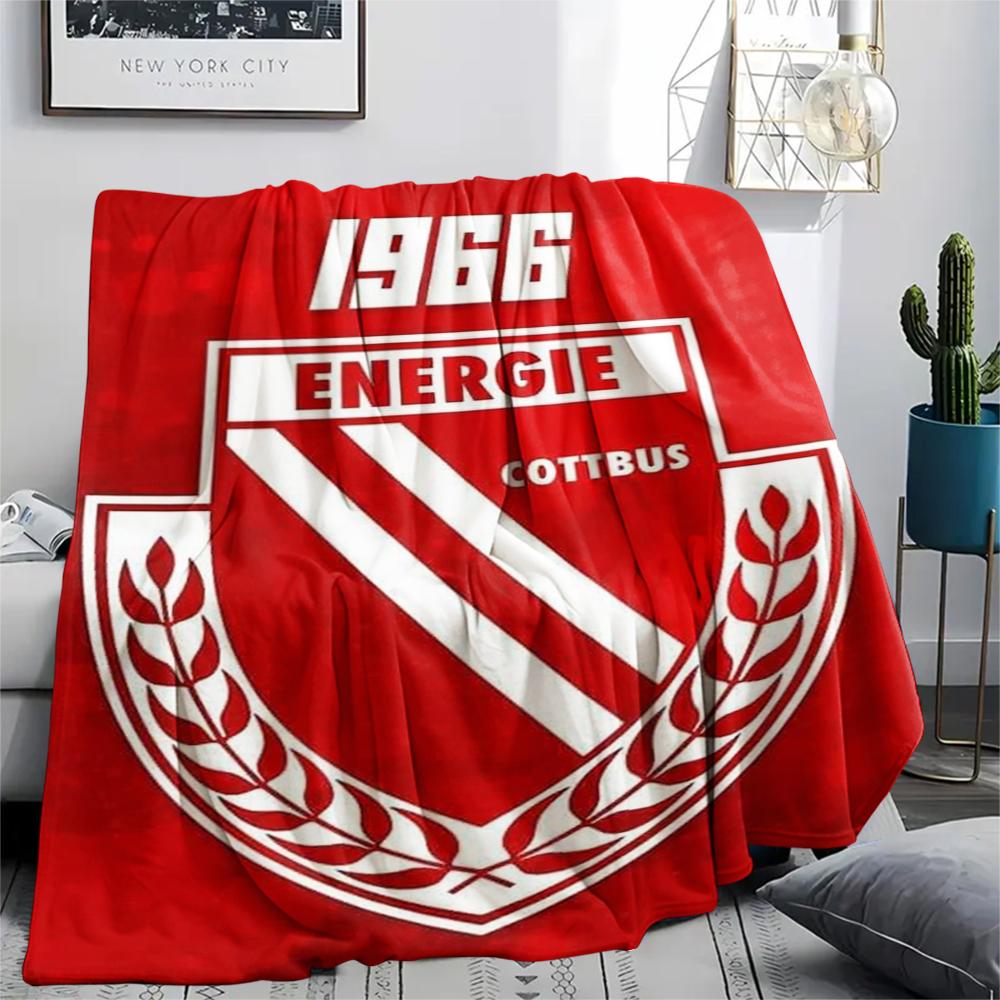 1 Stück Energie Cottbus Aufdruck Flanelldecke, Hohe Qualität, Bequem für Alle Jahreszeiten, Heimdekoration, Wärme und Komfort, Perfekt für Weihnachtsgeschenke38
