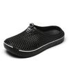 Women's Solid Color Flat Slippers Slip On Round Toe Non-slip Outdoor Casual Shoes Beach Shoes for Spring and Summer