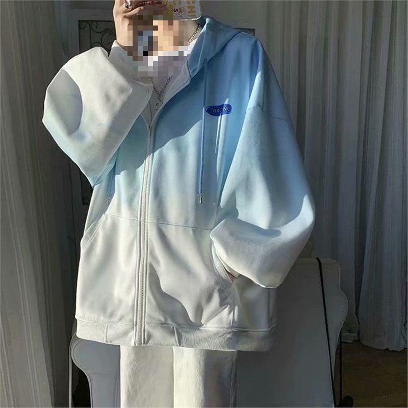 Men's Trendy Baseball Jacket - Spring & Fall, Youth Loose Fit, No Hood