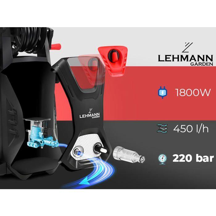 Basınçlı Yıkama Makinesi - ZUUKO - Hudson - 220 bar - 1800 W - 450 l/s - Alüminyum pompa - Çalışma yarıçapı 10 m