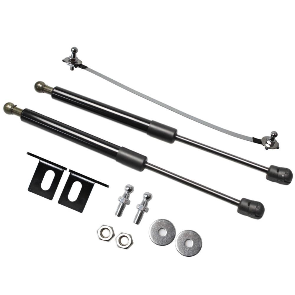 for Ford Focus MK1 1997-2007 Front Hood Bonnet Modify Gas Struts Shock Carbon Fiber Spring Damper Lift Supports Absorber