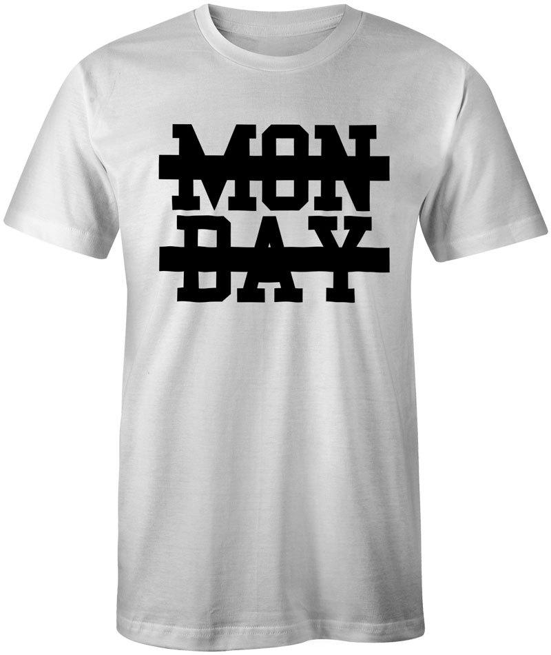 

Mon Day Funny Quote Expressive Fashion Unisex T-Shirt Top Tee 3XL