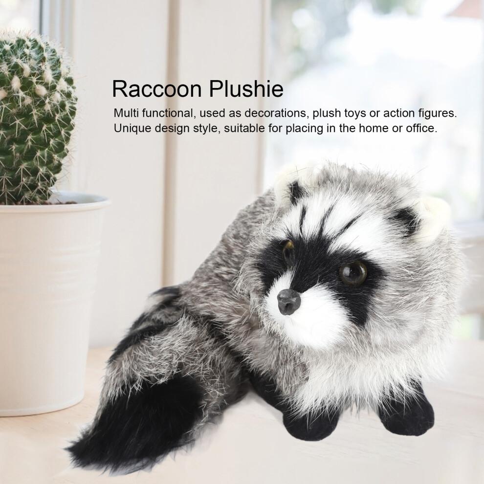 Raccoon Plush Toy Realistic Cute Soft Handmade Stuffed Animal Toy Plush Figure Home Decoration