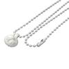 CHROME HEARTS Cross ball Accessories Necklace rubber White Unused