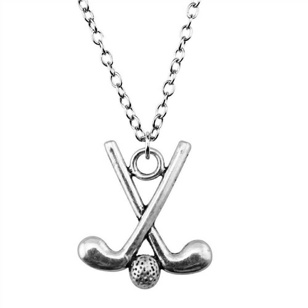 Athlete Charm Necklace Sports Adventure Pendant For Men Outdoor Enthusiast Jewelry 43cm Chain