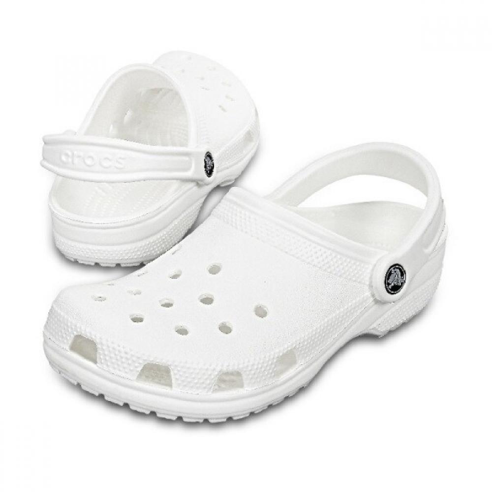 

Crocs Classic Clog White 10001 100h m9w11(270)