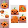 Adorable Reversible Pumpkin Plush Toy Perfect Halloween Gift Customizable Doll