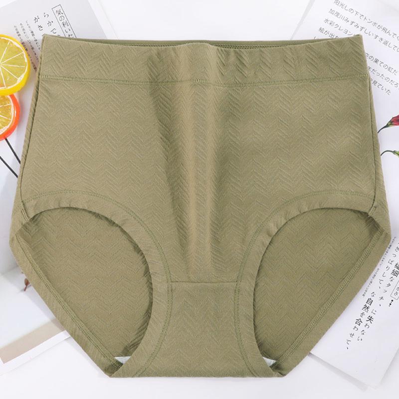 Plus Size Cotton Briefs for Women Middle Aged Women Mom High Waisted Shorts Panties
