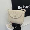 Trendy Ins Style Woven Small Square Bag For Women Casual Street Fashion Accessory