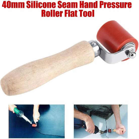 HURRISE Seam Roller, Wallpaper Tools, Wallpaper Smoothing Tool, Seam Roller Tool, 40Mm Silicone Seam Roller Wallpaper Seam Roller Smoothing Seam