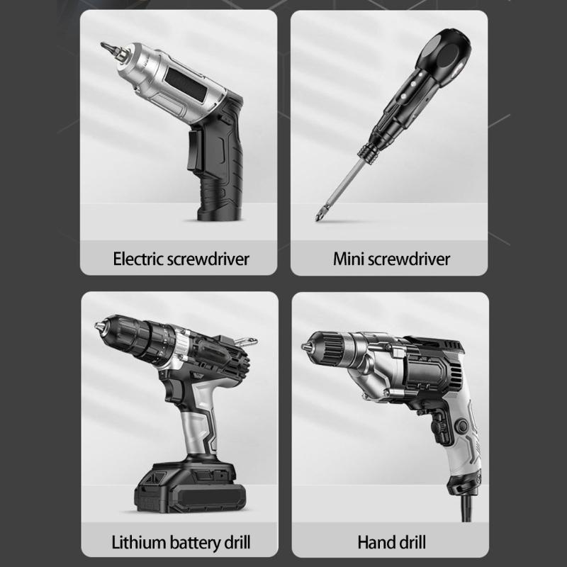 43Piece Magnetic Screwdriver Bit Set With Durability Alloy Steel SelfLocking Rod For Professional Industrial Use
