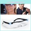 Pc Material Magnifying Glasses With Anti-blue Lenses And Built-in Led Lamp