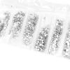   Colorful   Glass Nail Art Rhinestons Decoration Costumes Material Package(Silver)