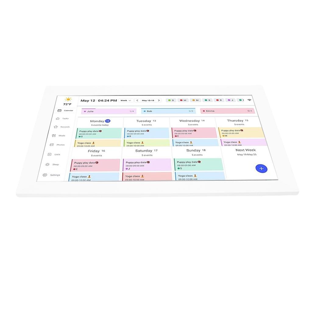 Smart Digital Calendar 1080P 15.6 Inch Touchscreen WiFi Interactive Display Digital Picture Frame Calendar Planner with