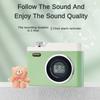 3W Portable Bluetooth Speaker with Recording Alarm Clock High Definition Sound Quality Retro Camera Bluetooth Sound System