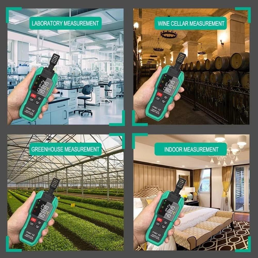High Precision Digital Psychrometer Advanced Sensor Temperature & Humidity Meter  Dew Point