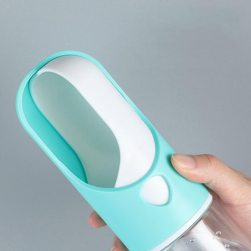 Dog Travel Water Bottle Portable Pet Drinking Cup with Food Feeding Bowl for Pets Outdoor Walking Traveling Hiking