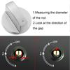 Hot 2Pcs 6/8mm Universal Metal Rotary Switch Control Knobs Replacement for Kitchen Cooker Gas Stove Oven Cooktop Accessories