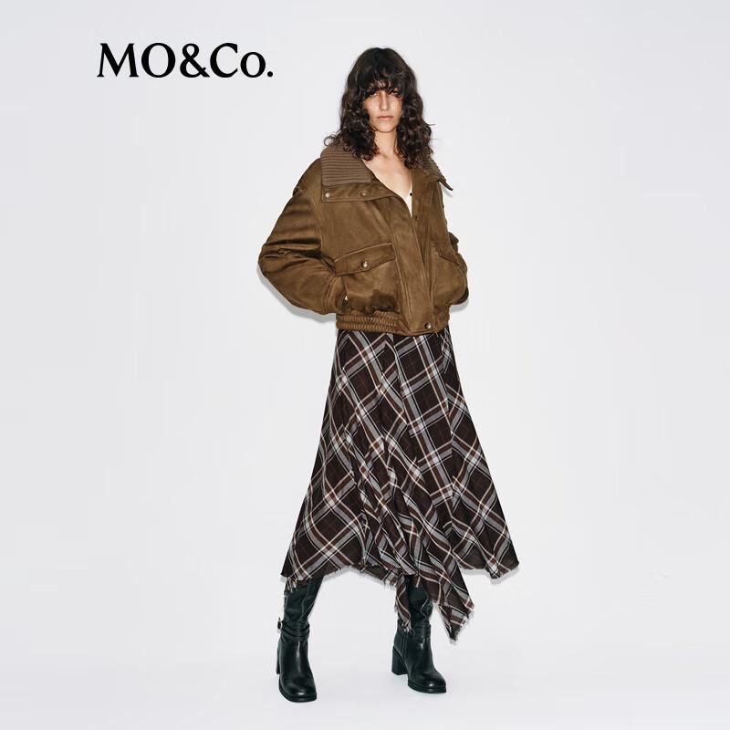 

MO&Co. Women s Lapel Collar Duck Down Puffer Jacket XS/155