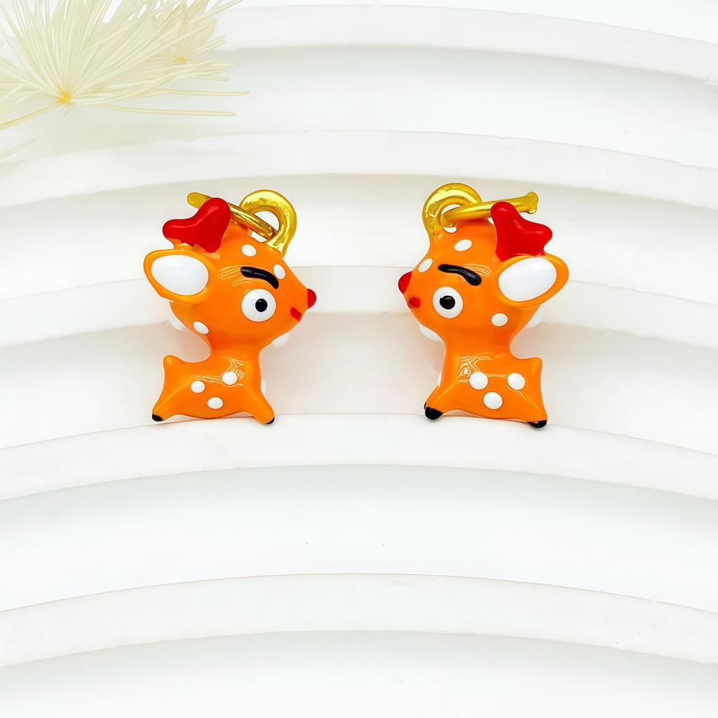 DIY Hand-Painted Pacha Dog Anime Beads for Cute Jewelry Making