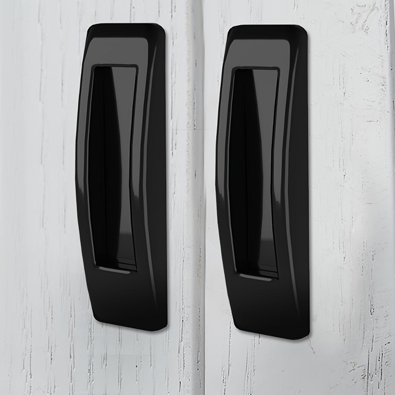 2pcs-Modern Minimalist Door and Window Handles, Non Perforated Door Handles, Multifunctional Handles, Cabinet Drawer Handles чёрный
