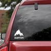AeRko Funny Burton Ski Mountain Keyboard Sticker Vinyl Car Styling Decal Decal Car Sticker